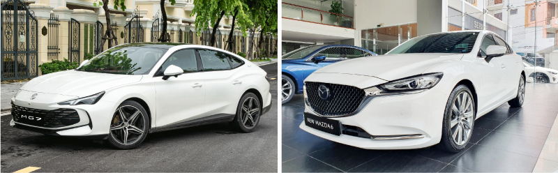 MG7 & Mazda 6